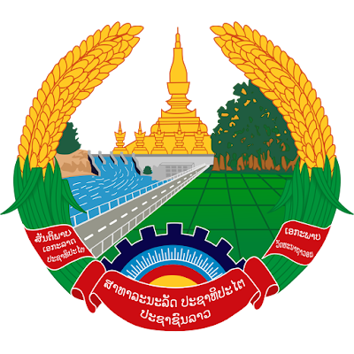 Logo Gambar Lambang Simbol Negara Laos PNG JPG ukuran 400 px