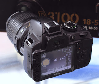 Kamera DSLR Nikon D3100 Fullset di Malang