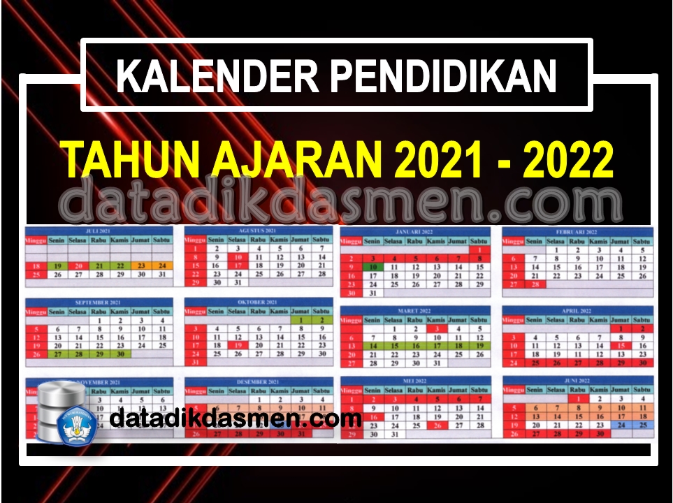 Kalender pendidikan tahun 2021 dan 2022 jawa timur