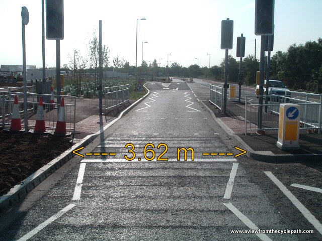 A view from the cycle path: A 