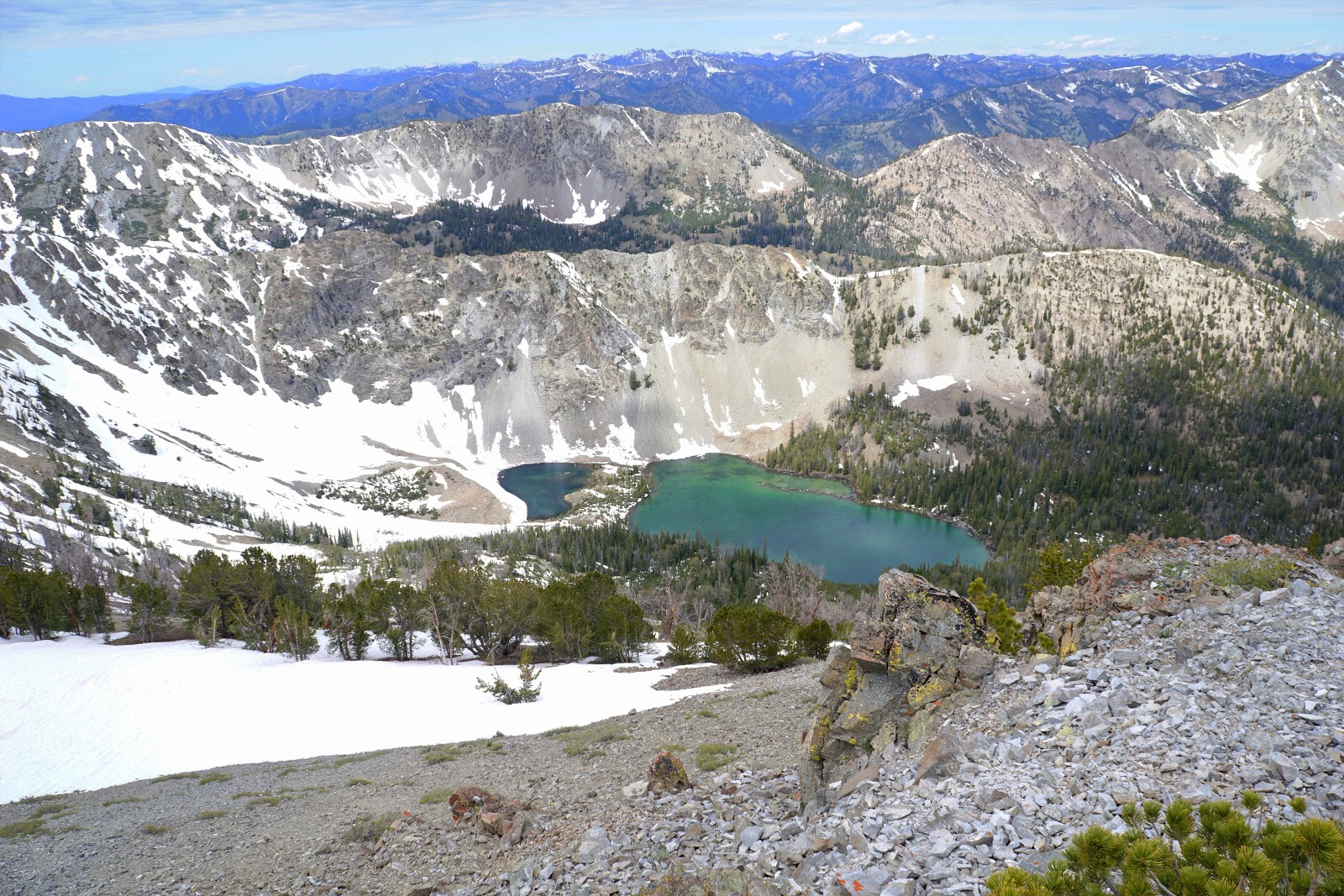Lazarow WorldHikeAbout 41.14 Idaho Norton Lakes and Peak, a hike