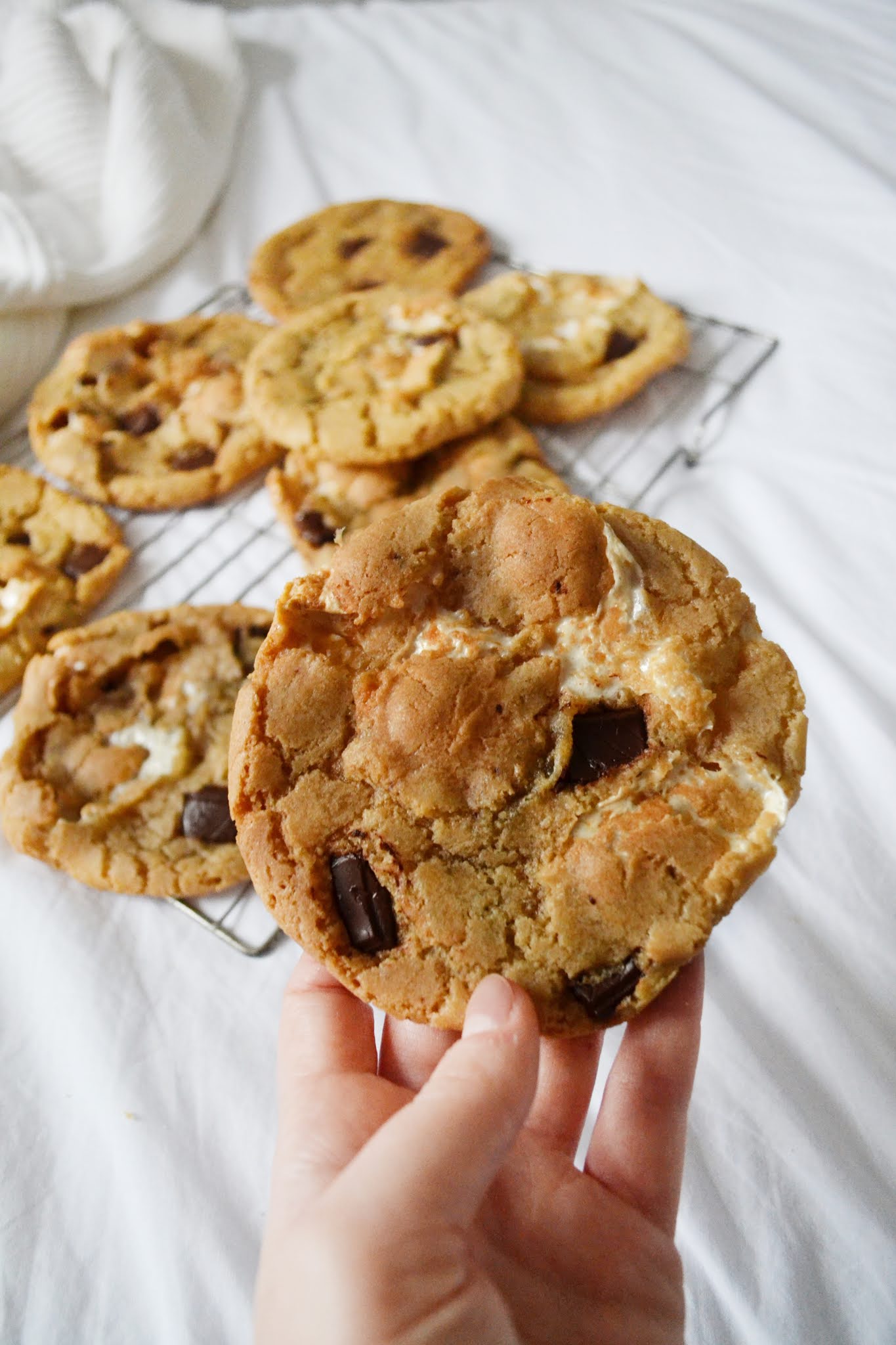 Soft & Chewy S'mores Cookies | Vegan | Shannon Michelle