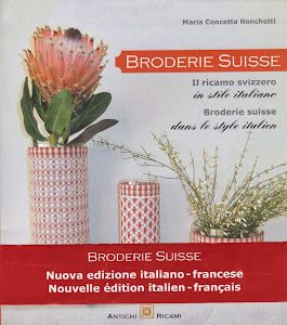 Nuova Edizione de : BRODERIE SUISSE, il ricamo svizzero in stile italiano
