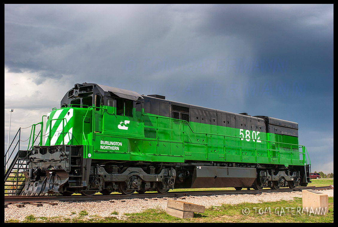 BN 5802 at Gillette Energy Park In Gillette, WY.