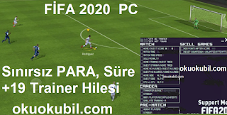 Fifa 2020 (PC) Süre +19 Trainer, Sınırsız PARA Hilesi İndir Yeni 5 Ekim