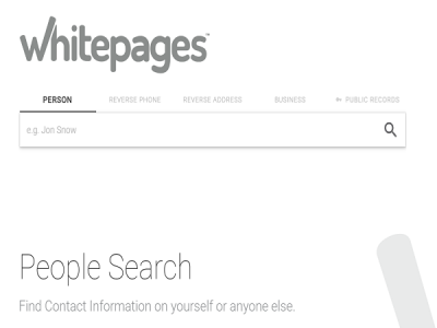 motore di ricerca per persone di pagine bianche