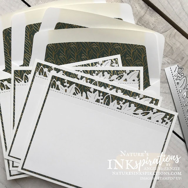 Stationery Cards created with Ever Eden Specialty Designer Series Paper