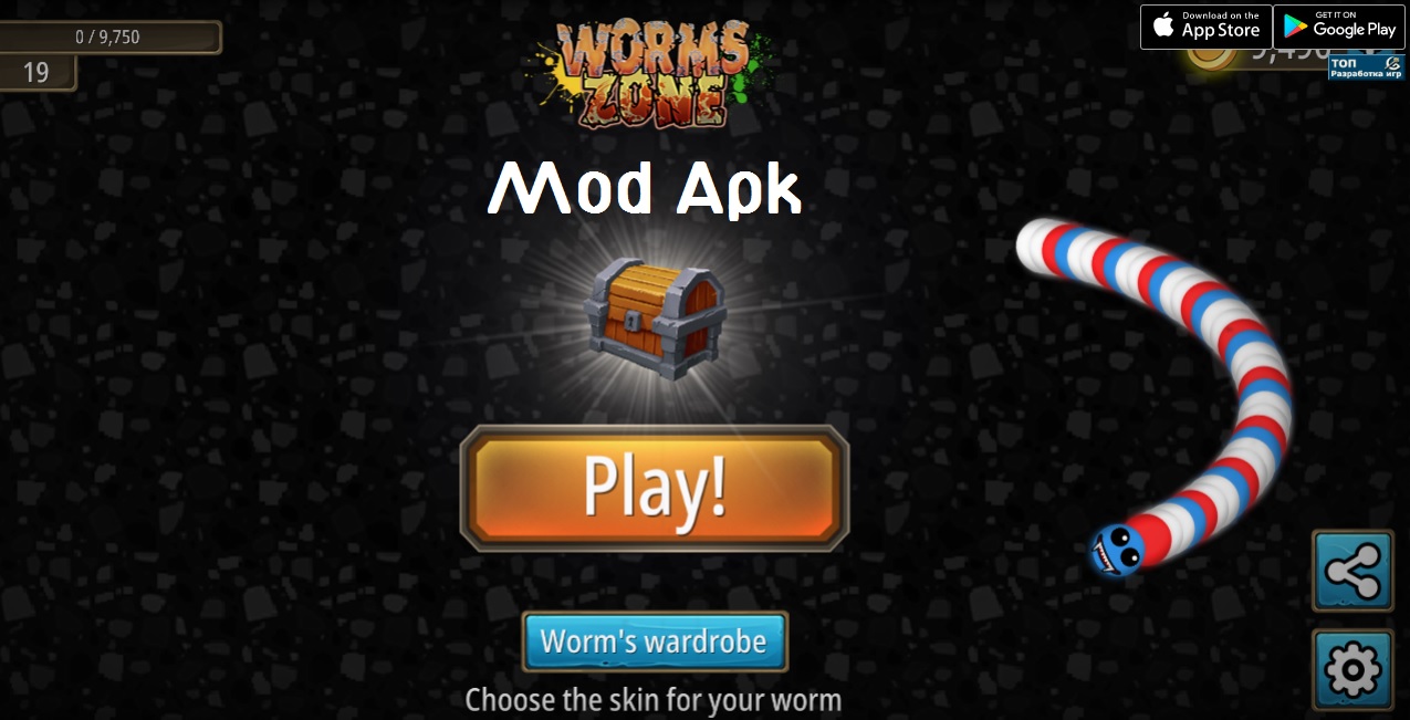 Apk Mod Worms Zone