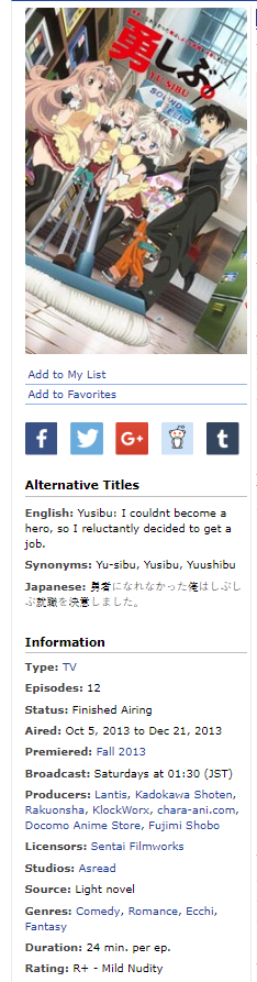 Yuusha ni Narenakatta Ore wa Shibushibu Shuushoku wo Ketsui Shimashita