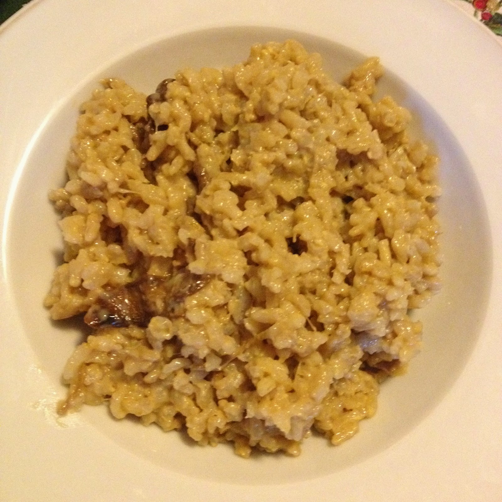 Erica's Welt Risotto con funghi porcini e taleggio DOP