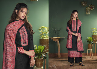 T And M Designer Saairah Pashmina Winter Wear Salwar Suits