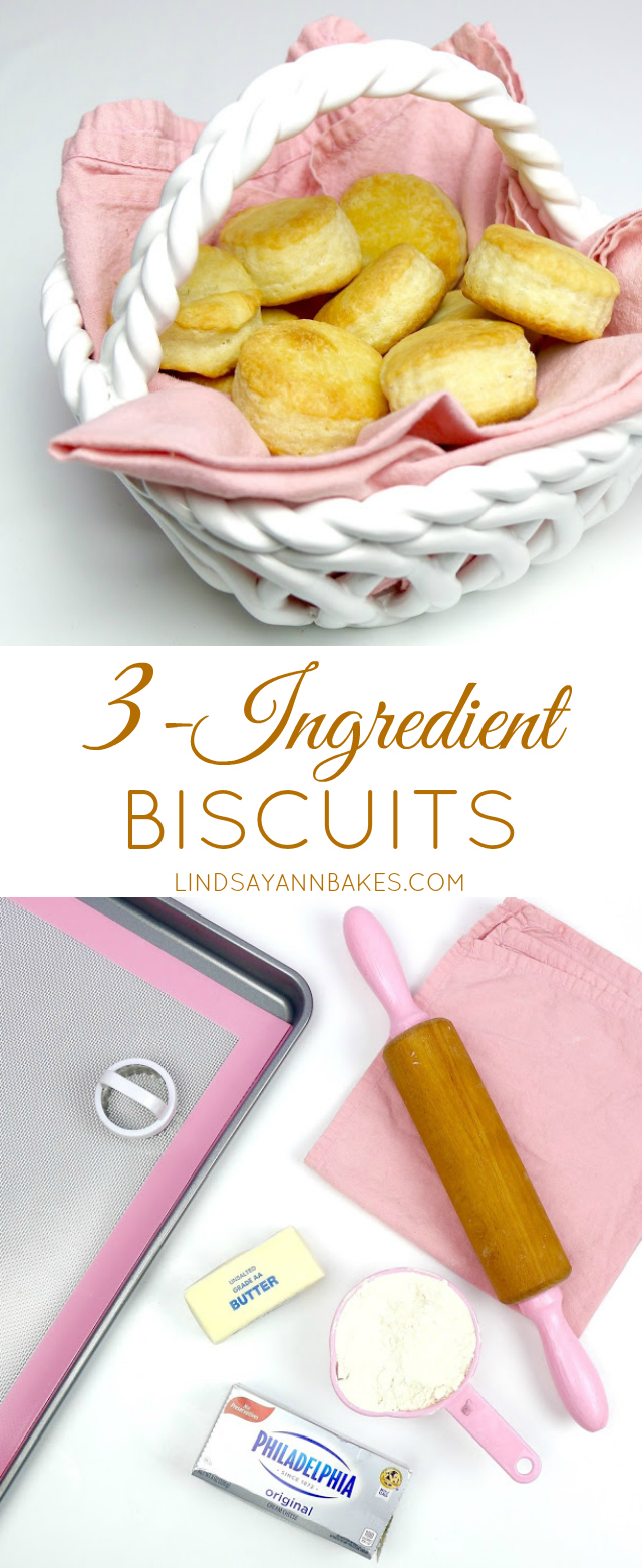 Easy 3Ingredient Cream Cheese Biscuits The Lindsay Ann