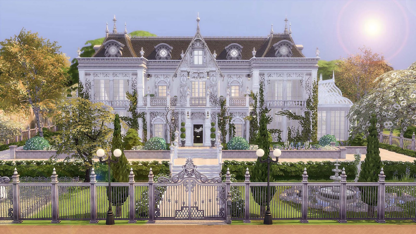 February Release Sims 4 French Mansion 2月法式豪宅 (Patreon) [ Ruby's Home