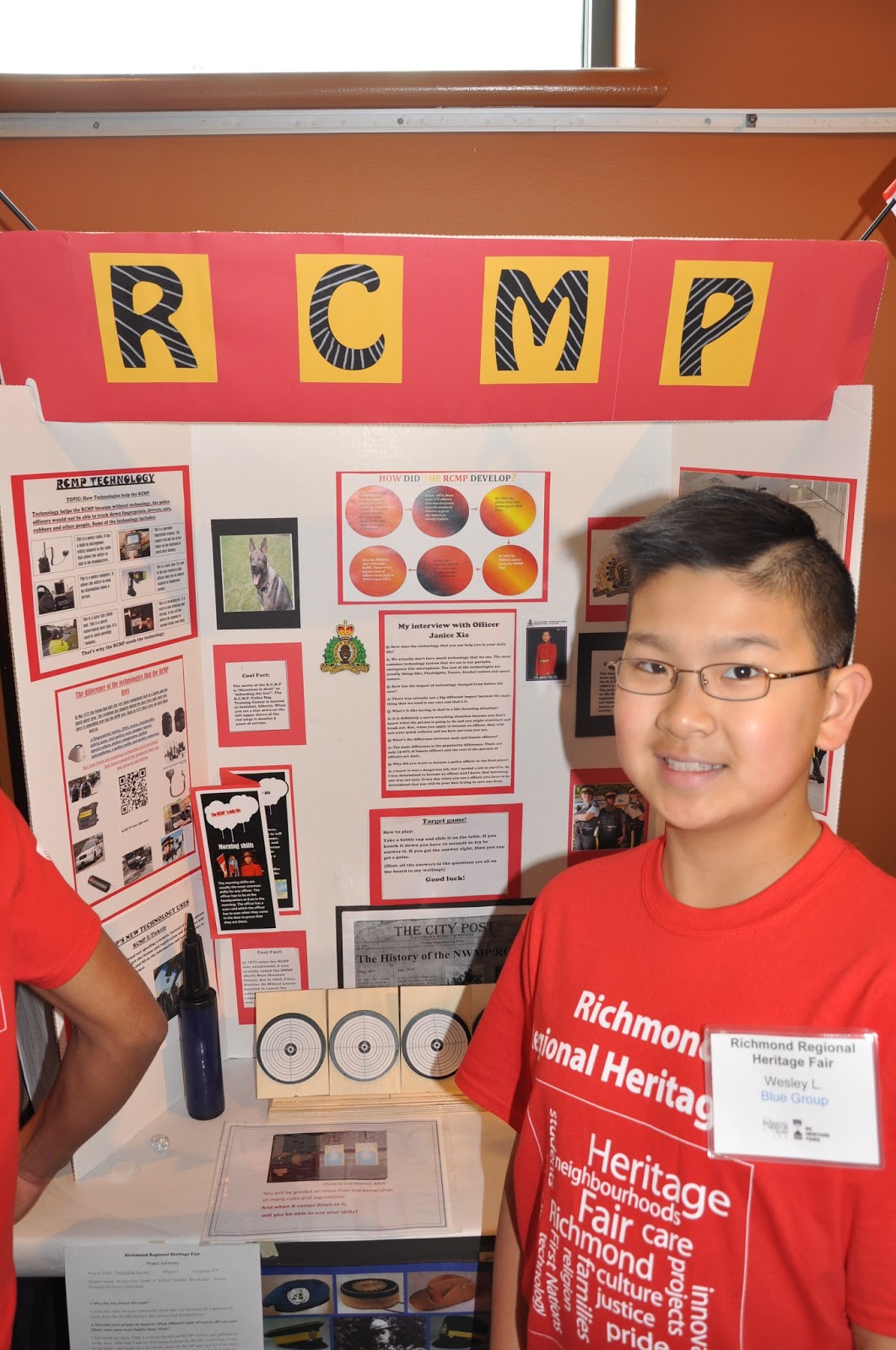 Richmond Regional Heritage Fair Meet your Provincial Fair Students Wesley