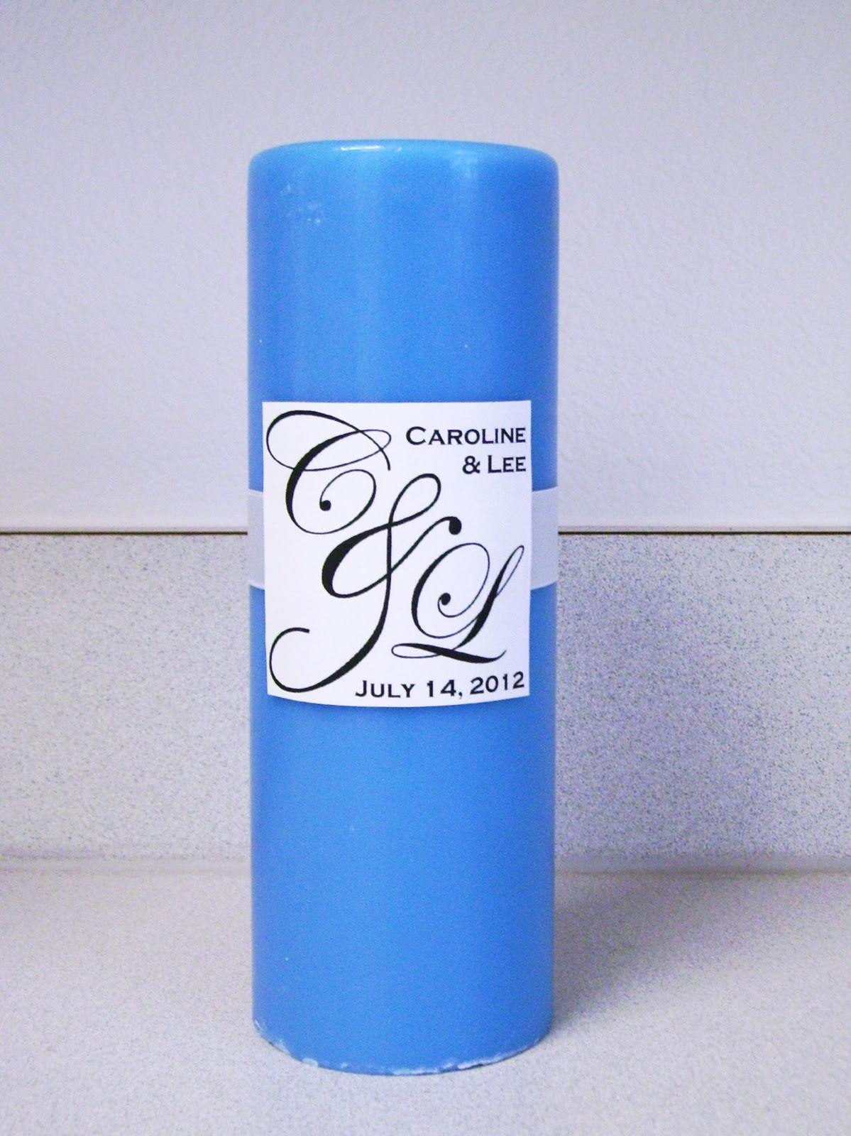 Ribbons and Ruffles: DIY Unity Candle