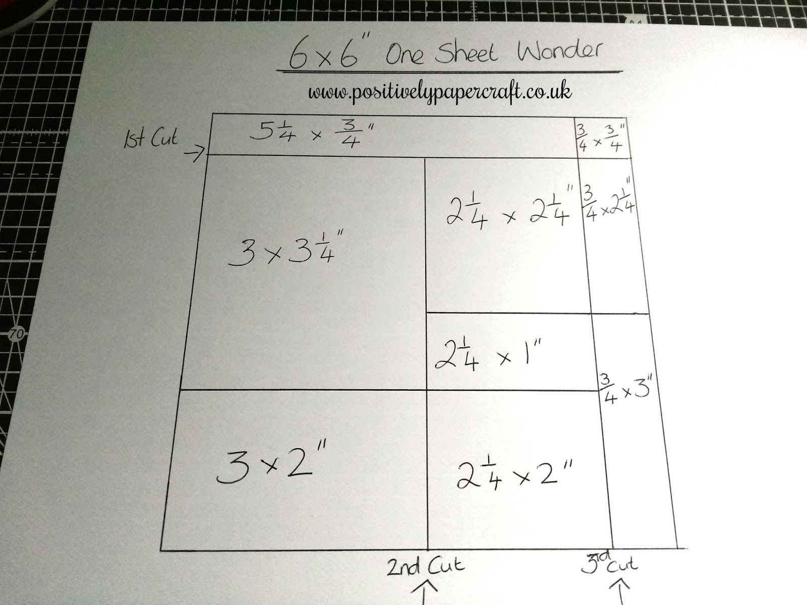 Positively papercraft 1 6 x 6" Paper WEEK! ONE SHEET WONDER