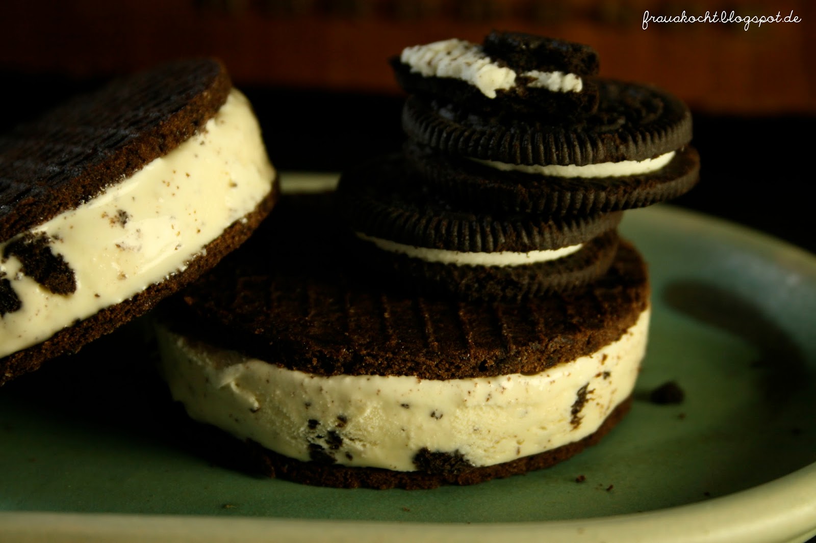 Frau A. kocht : Oreo – Eis – Sandwiches Frau A. kocht : Oreo – Eis – Sandwiches