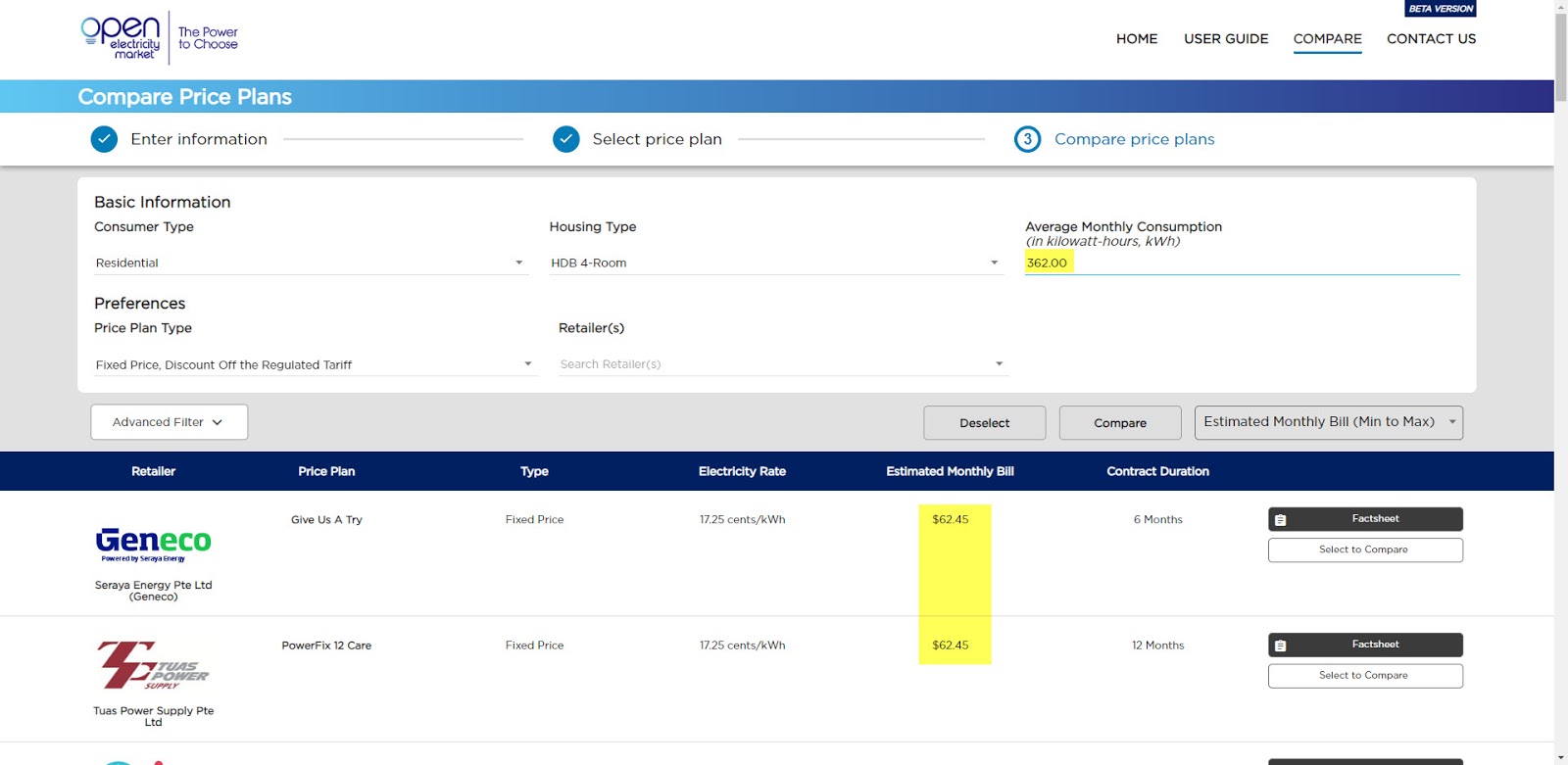 KPO and CZM Cheapest Electricity Plan SP Group Wholesale Electricity