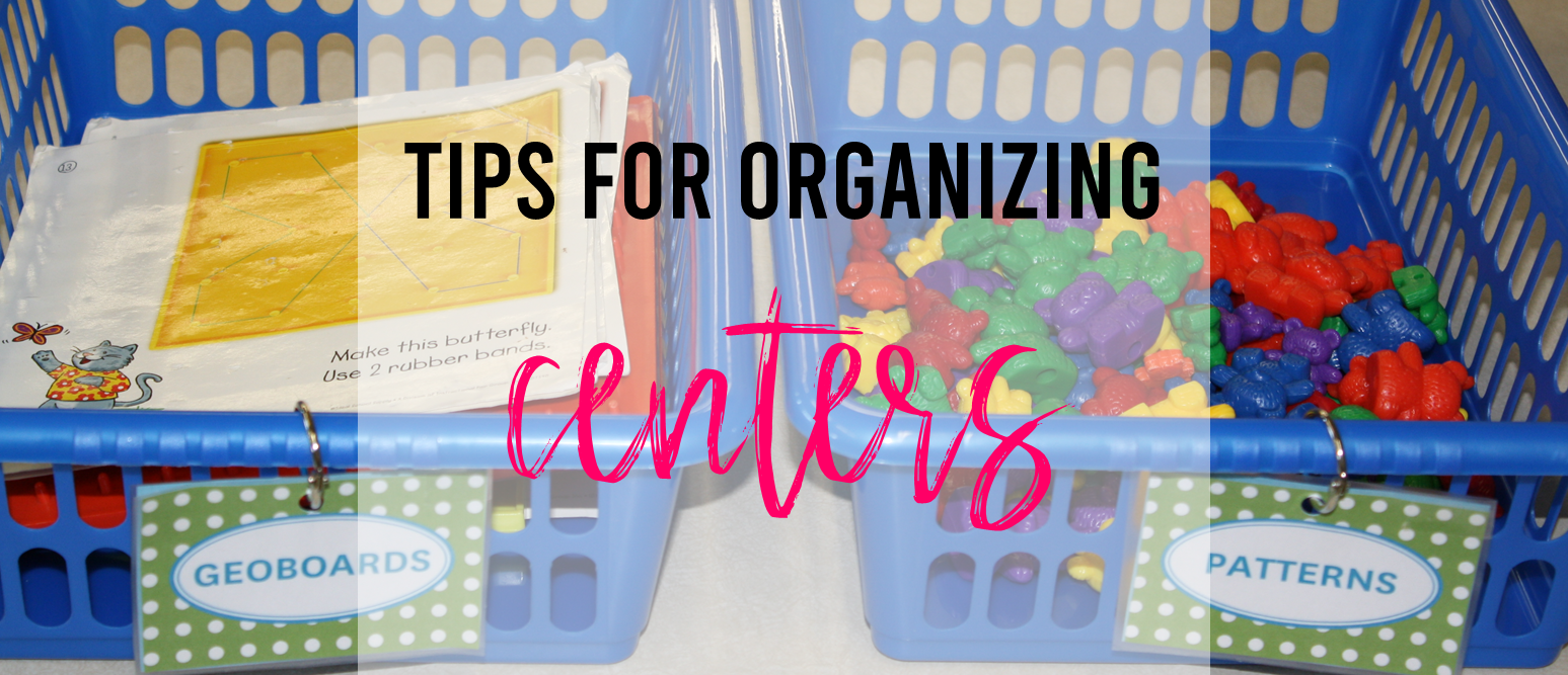 Tips for organizing student learning centers