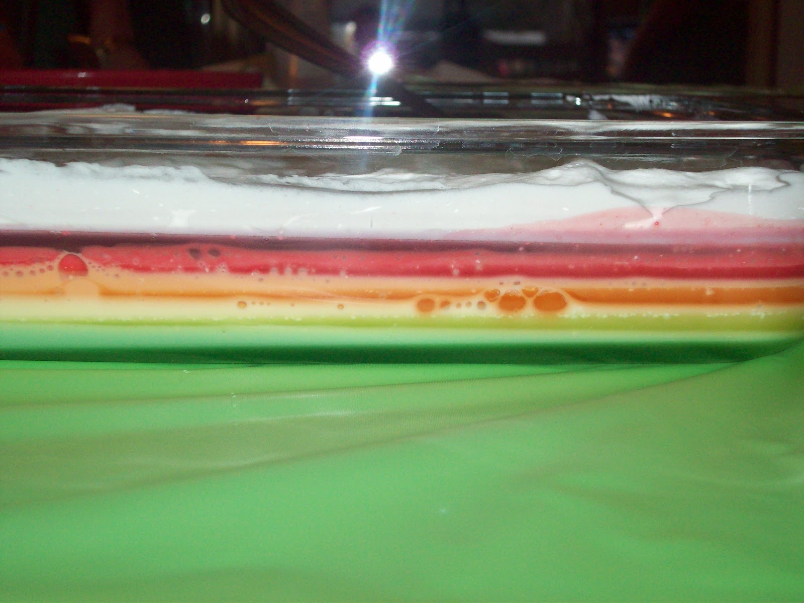 Tried & True Recipes Rainbow Jello Salad Happy St. Patrick's Day