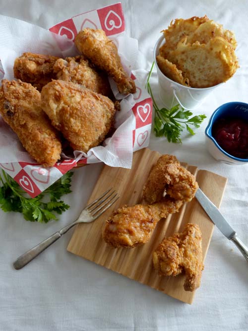 horneAndo Algo: pollo frito extra crujiente | #rainydaybitescookbookclub