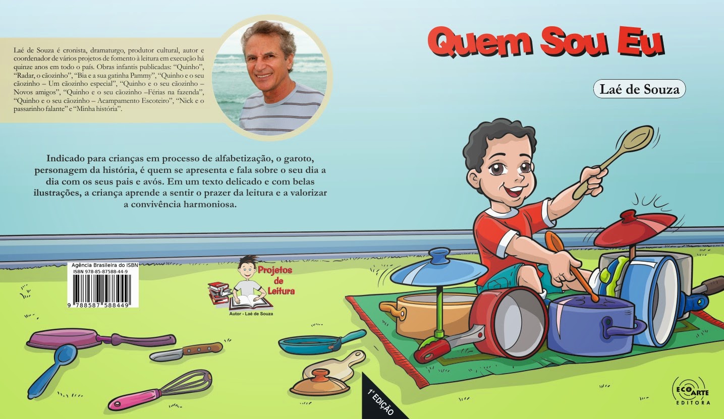 LIVRO INFANTIL "QUEM SOU EU" DO AUTOR LAÉ DE SOUZA