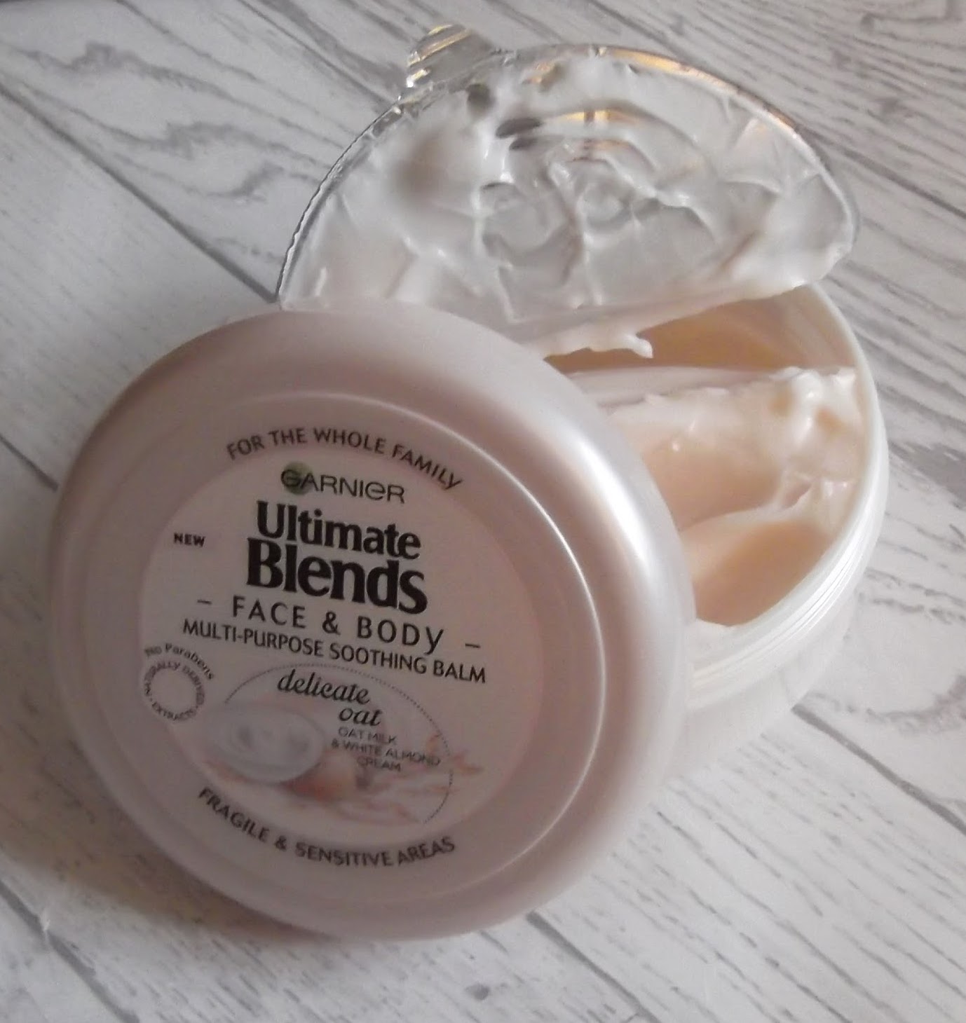 AceSparkleStar New in Garnier Ultimate Blends Delicate Oat Soothing Balm