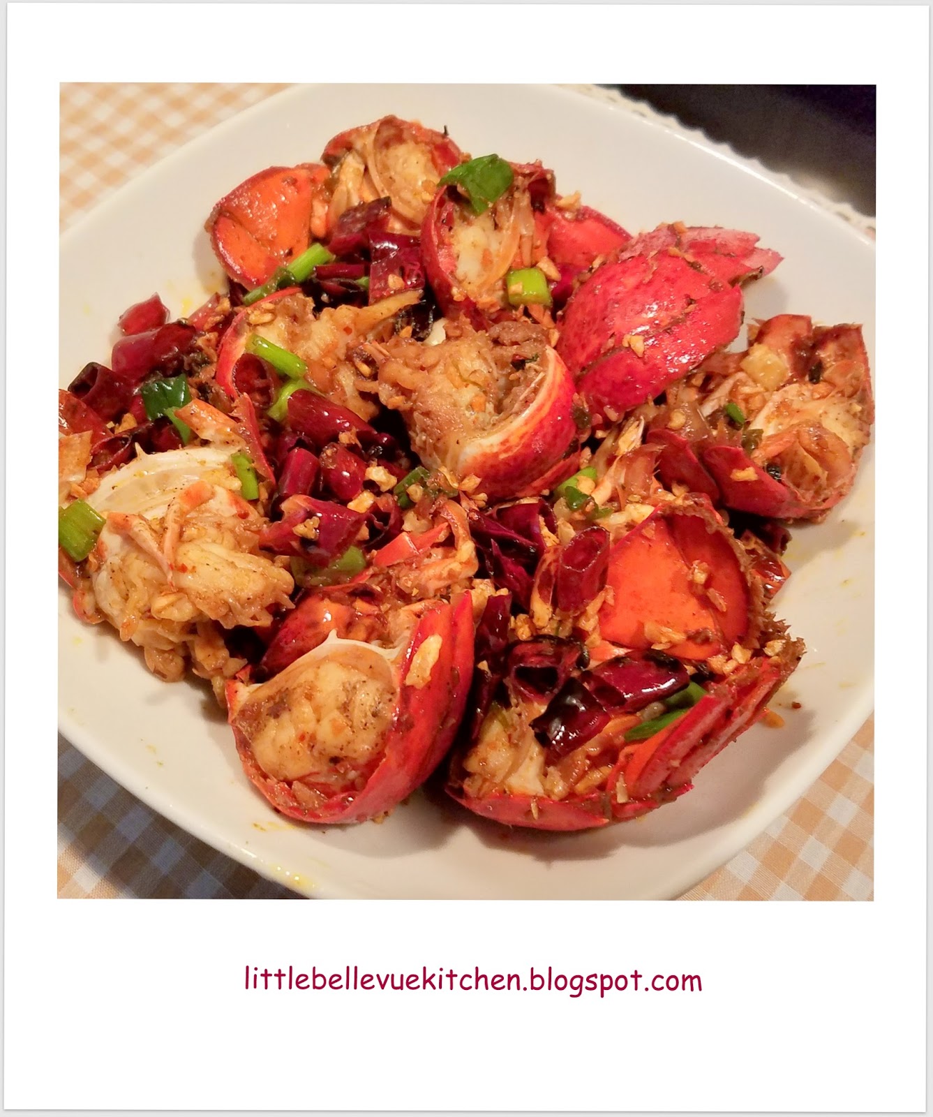 Little Bellevue Kitchen Hong Kong Style Chilli Garlic Lobster Tail