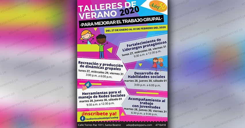 ADEP organiza talleres para fortalecer liderazgos y el desarrollo de habilidades sociales ADEP organiza talleres para fortalecer liderazgos y el desarrollo de habilidades sociales
