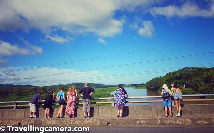 Related Blogpost from Costa Rica - Hiking around Blanca Beach around Four Seasons Resort in Papagayo Peninsula, Costa Rica    Above photograph shows tourists walking over the bridge and looking at crocodiles of Grande de Tarcoles river. There is a huge space close to one end of the bridge where people park their vehicle and then walk over the bridge to look down and see these huge crocodiles. Are you wondering if that's the only thing one can do around Grande de Tarcoles. And the answer is yes and no. At same spot, yes and if you can drive around there are plenty of other options.     Other Blogpost from Costa Rica - Tour of our room at Four Seasons Papagayo Peninsula, Costa Rica  One can easily drive to Jaco town and it's beautiful beaches in Costa Rica. Especially the ones which are pretty popular for surfing.   Other Blogpost from Costa Rica - Tour of our room at Four Seasons Papagayo Peninsula, Costa Rica    Related Blog-post from Costa Rica - Travel Guide for Monteverde Cloud Forest Reserve, Costa Rica - Pura Vida !  Related Blog-post from Costa Rica - Things not to miss in & around Jaco Town of Costa Rica - Beaches, Birds & Landscapes  Related Blogpost from Costa Rica - Snorkeling & Catamaran ride in Pacific Ocean, Costa Rica  Related Blogpost from Costa Rica - Incredible Birds of Costa Rica - Part 2 || Motmots, Toucans, Trogons, Quetzals, and Macaws