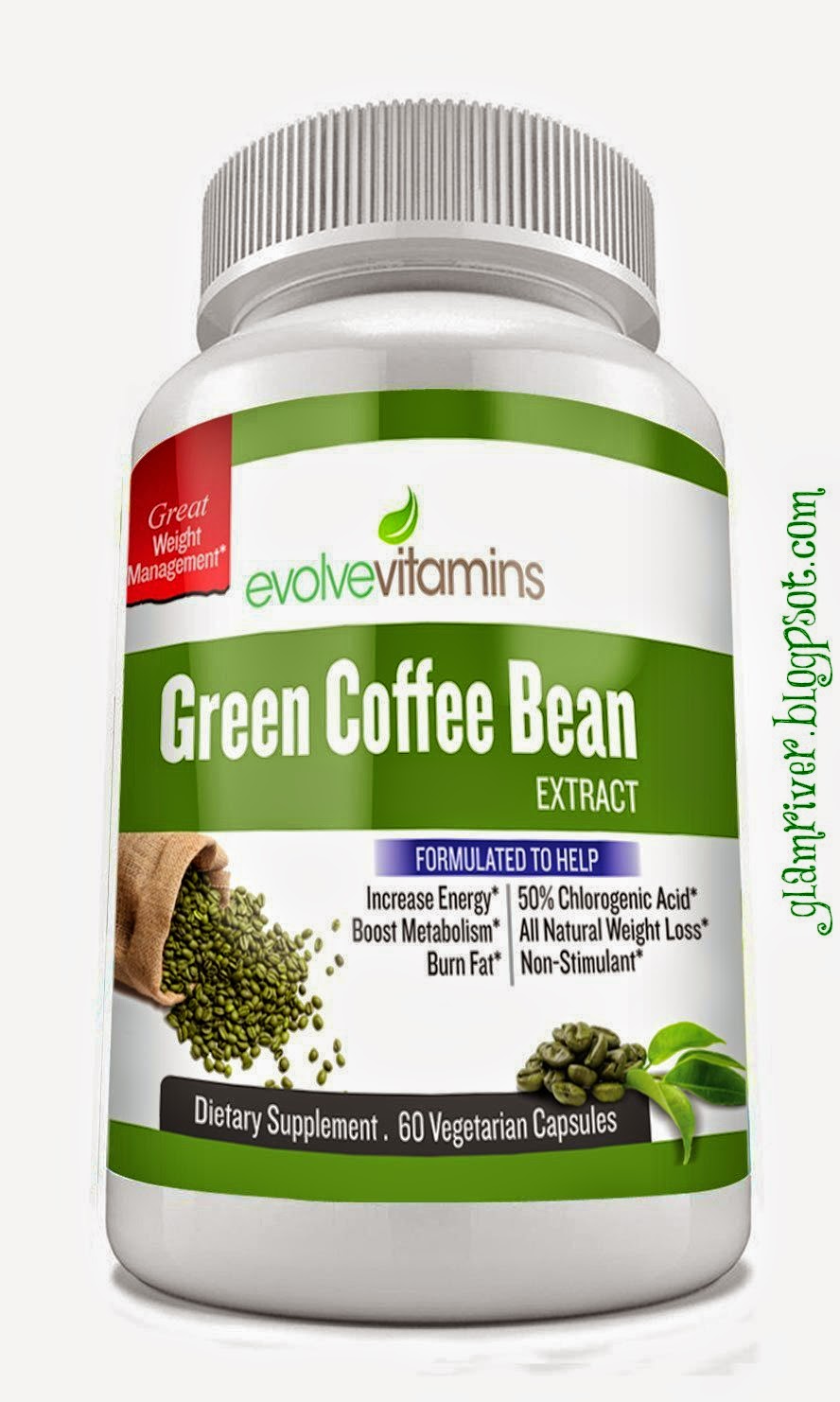 GlamRiver Green Coffee Bean Extract by Evolve VitaminsReview