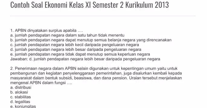 Contoh Soal Dan Jawaban Penjas Kelas Xi Semester 2 Pg Part 3 2021 Download File Guru