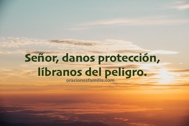 frases cristianas oracion de la mañana proteccion de Dios imagen con Cielo amanecer