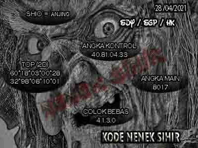 Syair Sidney Hari Ini Rabu 28042021 Prediksi HK Malam
