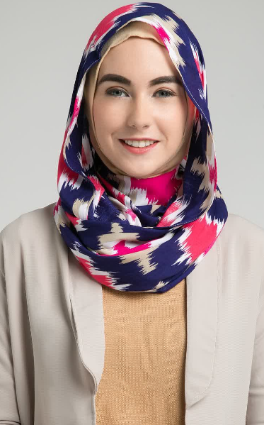 Contoh Kreasi Hijab Modern Segi Empat Terbaru 2015