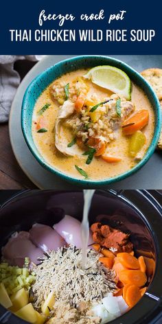 Slow Cooker Thai Chicken & Wild Rice Soup - Recipe 22