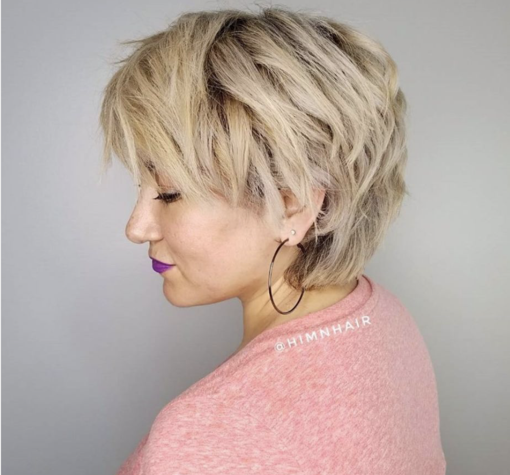 short pixie haircuts front and back view