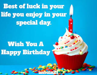 Happy Birthday Wishes, Quotes, for friend in English