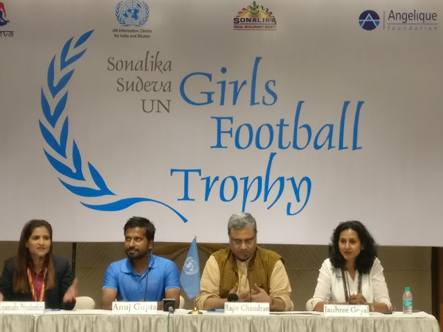 From Right, Lopamudra Priyadarshini (Sonalika-CSR Head) and Mr. Anuj Gupta ( Co-founder Sudeva), Rajiv Chandran (Officer Incharge-UNIC) and Jaishree Goyal (Angeliqu Foundation-He From Right, Lopamudra Priyadarshini (Sonalika-CSR Head) and Mr. Anuj Gupta ( Co-founder Sudeva), Rajiv Chandran (Officer Incharge-UNIC) and Jaishree Goyal (Angeliqu Foundation-He