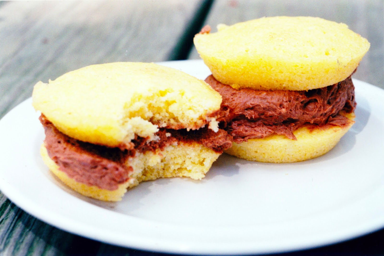 Nothing in the House: Cornmeal Whoopie Pies with Chocolate-Orange ...