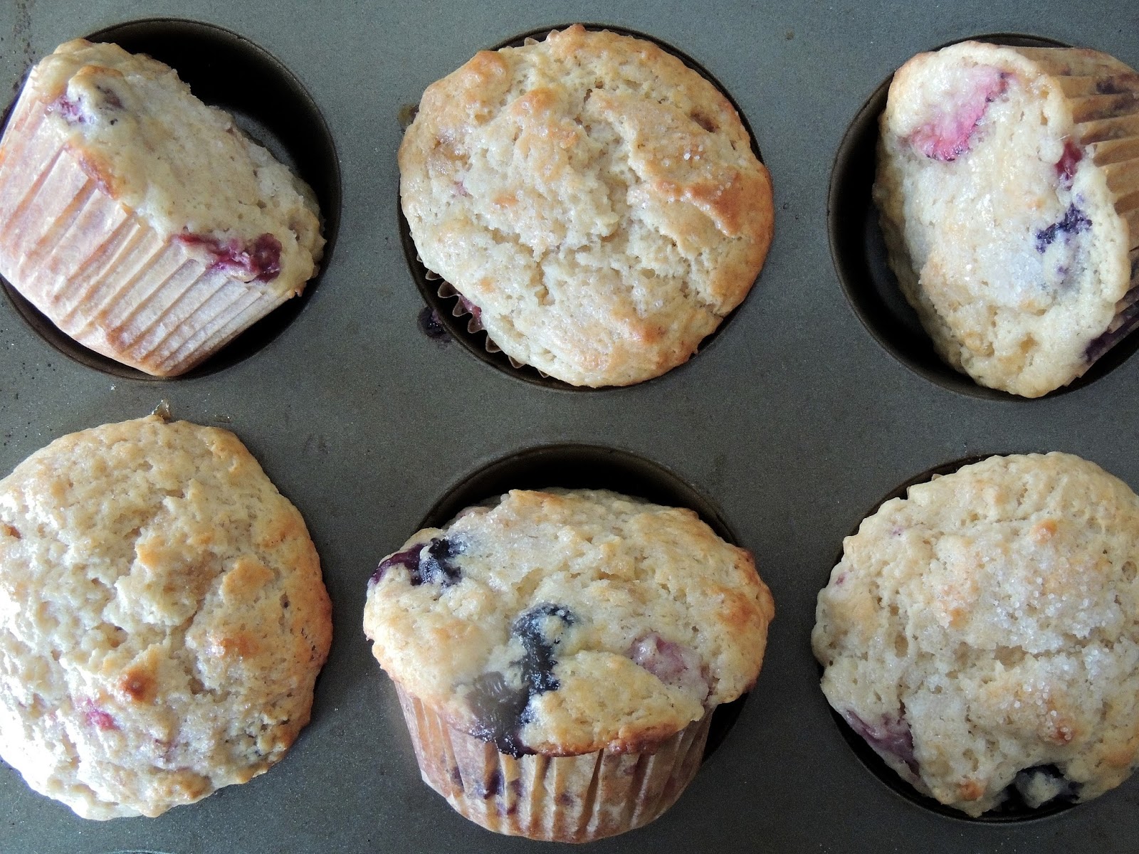 Gas Stove Girl Triple Berry Vanilla Yogurt Muffins