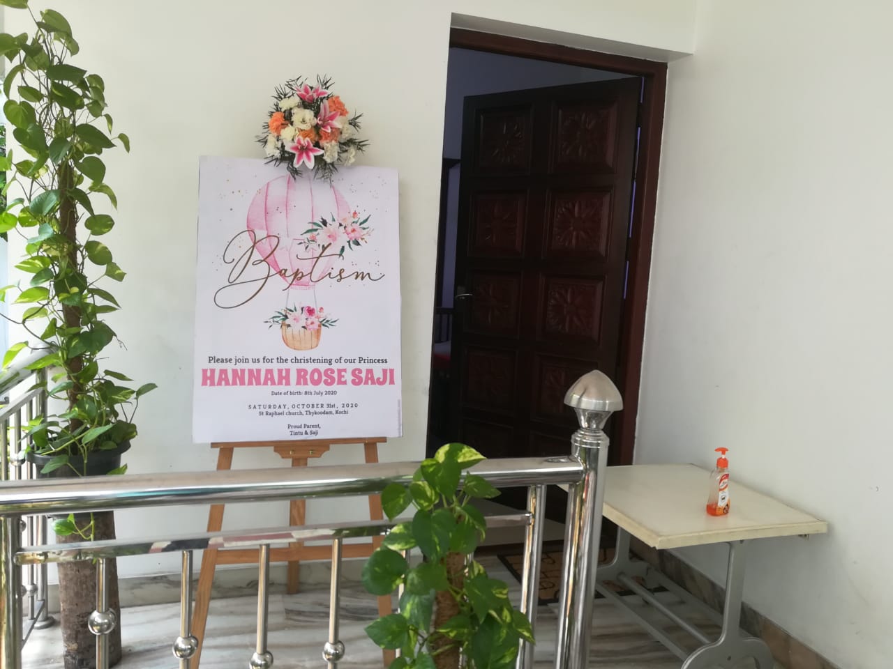 Christening of Baby Event Decoration (Baptism Decoration in Kochi