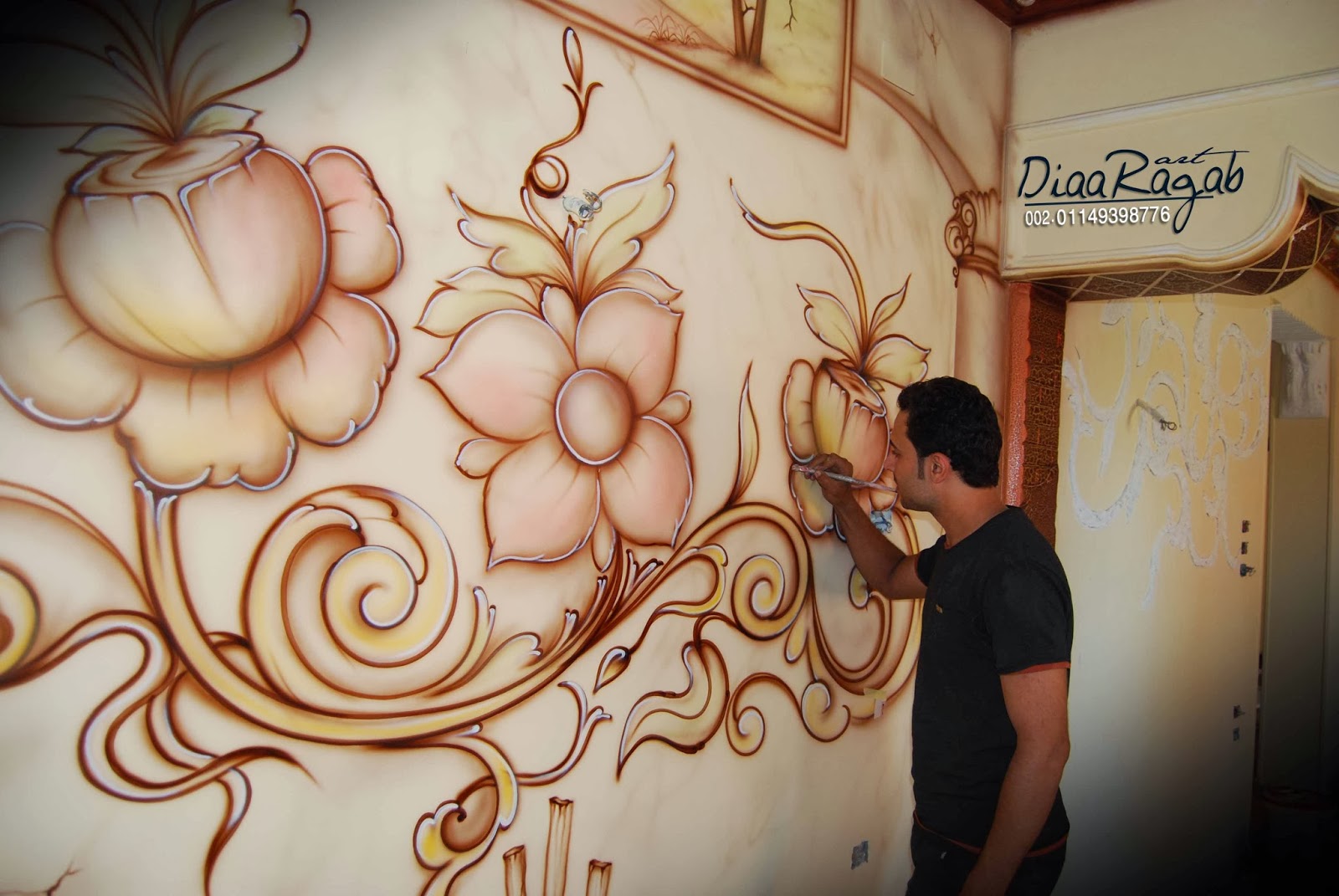 الرسام ضياء رجب ديكورات فن الرسم على الجدران الرسام ضياء رجب 2010