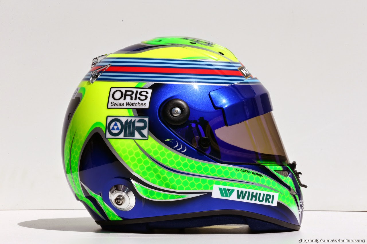 Racing Helmets Garage: Schuberth SF1 F.Massa 2014 by Lucky Design