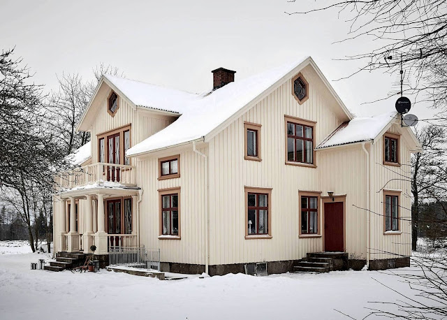 Дизайн-проекты. Очаровательный старинный дом в Швеции