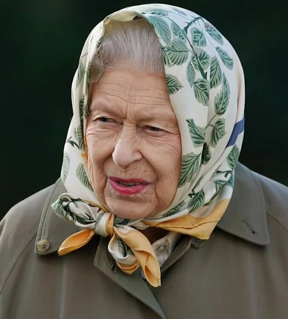 Queen Elizabeth met with local schoolchildren from Crathie Primary School at the Balmoral Estate