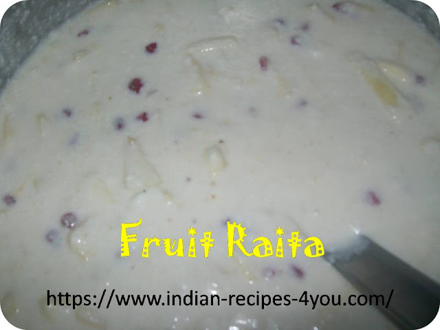 Fruit Raita Recipe In Hindi by Aju