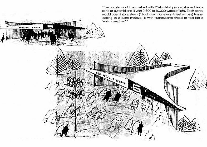 1956 nuclear shelter a 1956 nuclear shelter for the public, stylish and illustrated