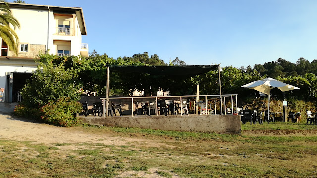 Zona da Esplanada Bar Malheira  na margem esquerda do Rio Homem