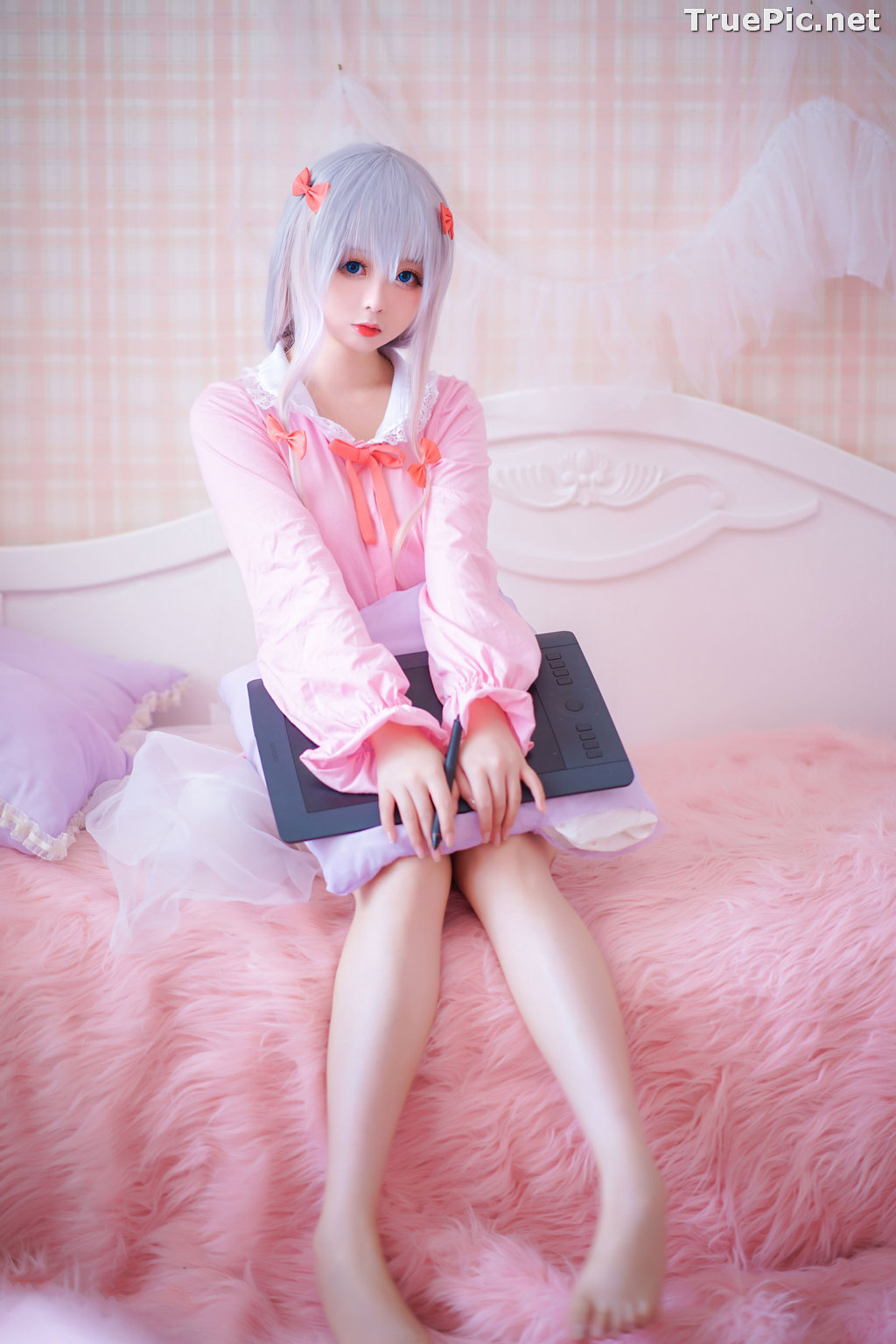 Image [MTCos] 喵糖映画 Vol.048 - Chinese Cute Model - Lovely Pink - TruePic.net - Picture-12